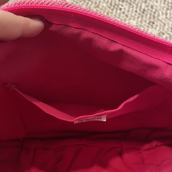 Pink and Teal Textured Cloth Purse, Philippines. - Picture 5 of 9